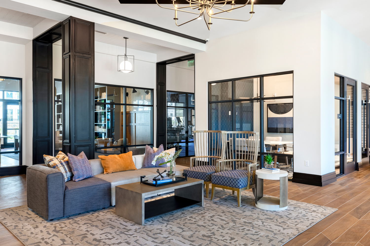 Clubroom with large seating